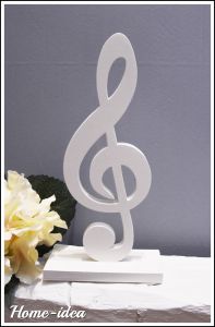 statuetka figurka muzyczna dla muzyka klucz wiolinowy